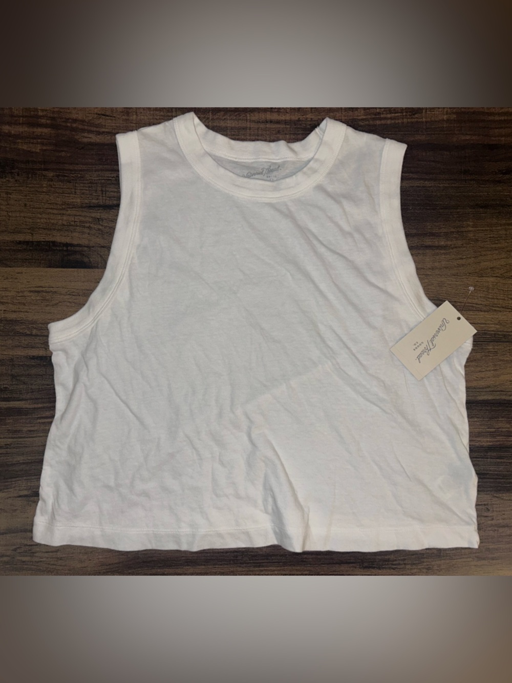 Universal Thread White Muscle Tee Tank Top